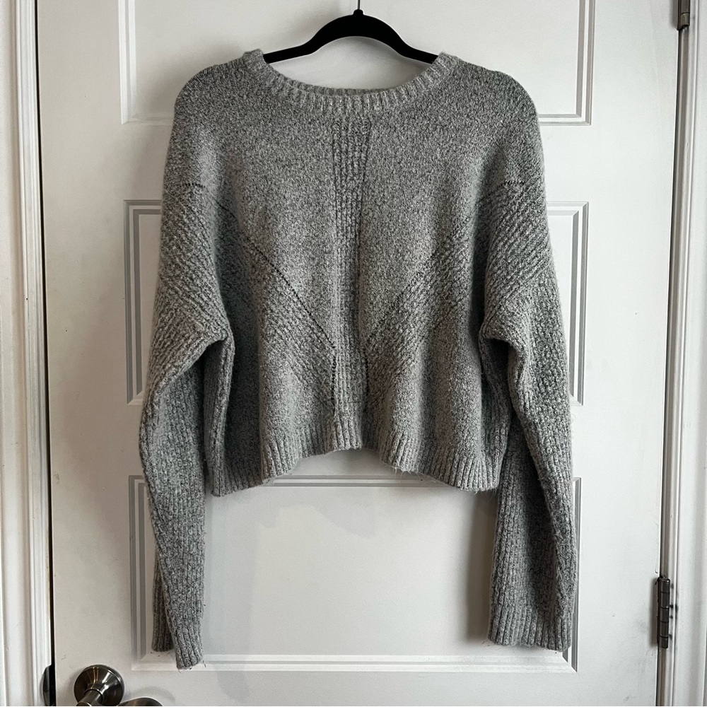 Ardene Women’s Grey Crew Neck Sweater | XL